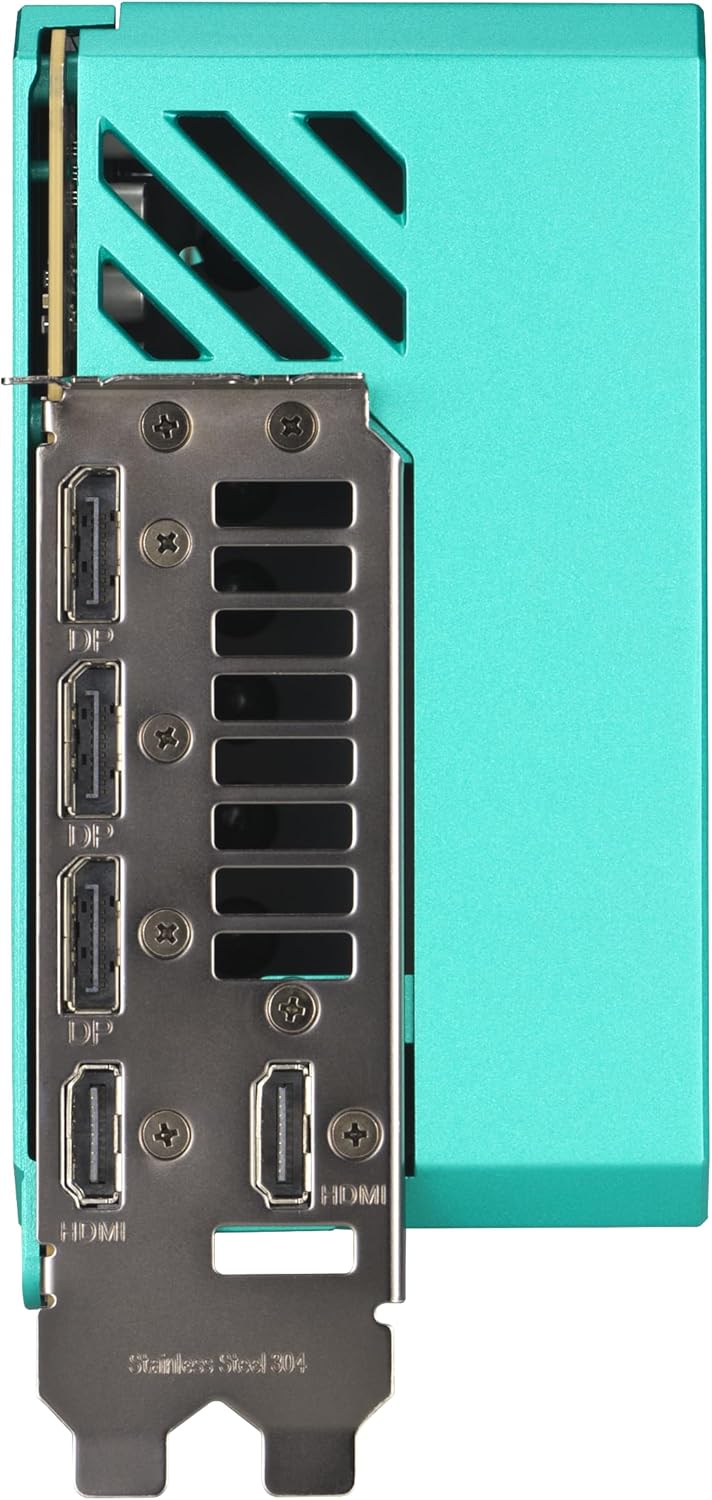 ASUS ROG ASTRAL NVIDIA GEFORCE RTX 5080 16GB GDDR7 OC HATSUNE MIKU EDITION GAMING GRAPHICS CARD (PCIE 5.0, HDMI®/DP 2.1, 3.8-SLOT, 4-FAN DESIGN, PATENTED VAPOR CHAMBER)- RTX5080|OC|-MIKU EDITION