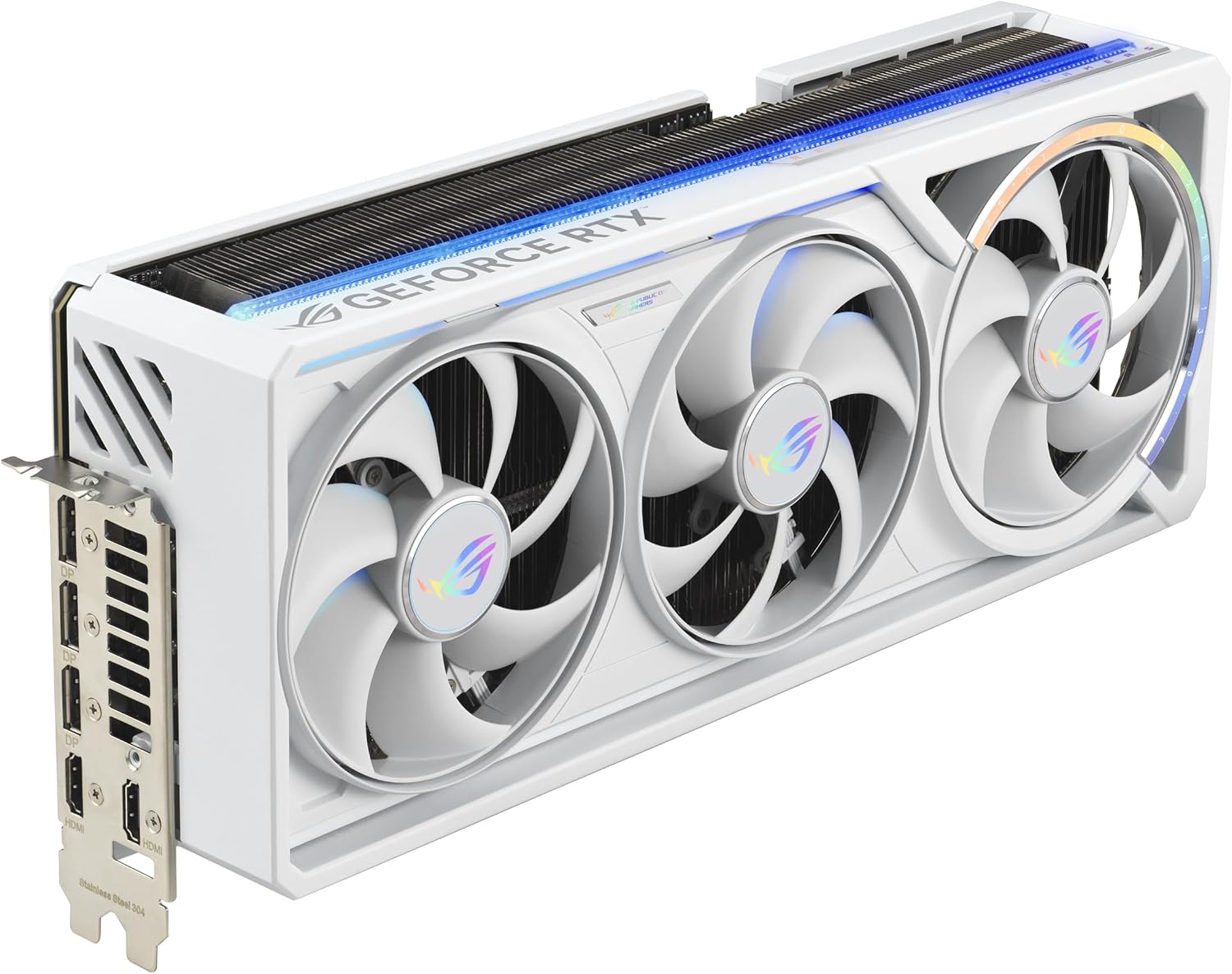 ASUS ROG ASTRAL NVIDIA GEFORCE RTX™ 5080 16GB GDDR7 WHITE OC EDITION - QUAD-FAN GAMING GRAPHICS CARD DELIVERING UNPRECEDENTED AIRFLOW AND AIR PRESSURE FOR OPTIMAL PERFORMANCE- ROG ASTRAL-RTX5080|OC|WHITE
