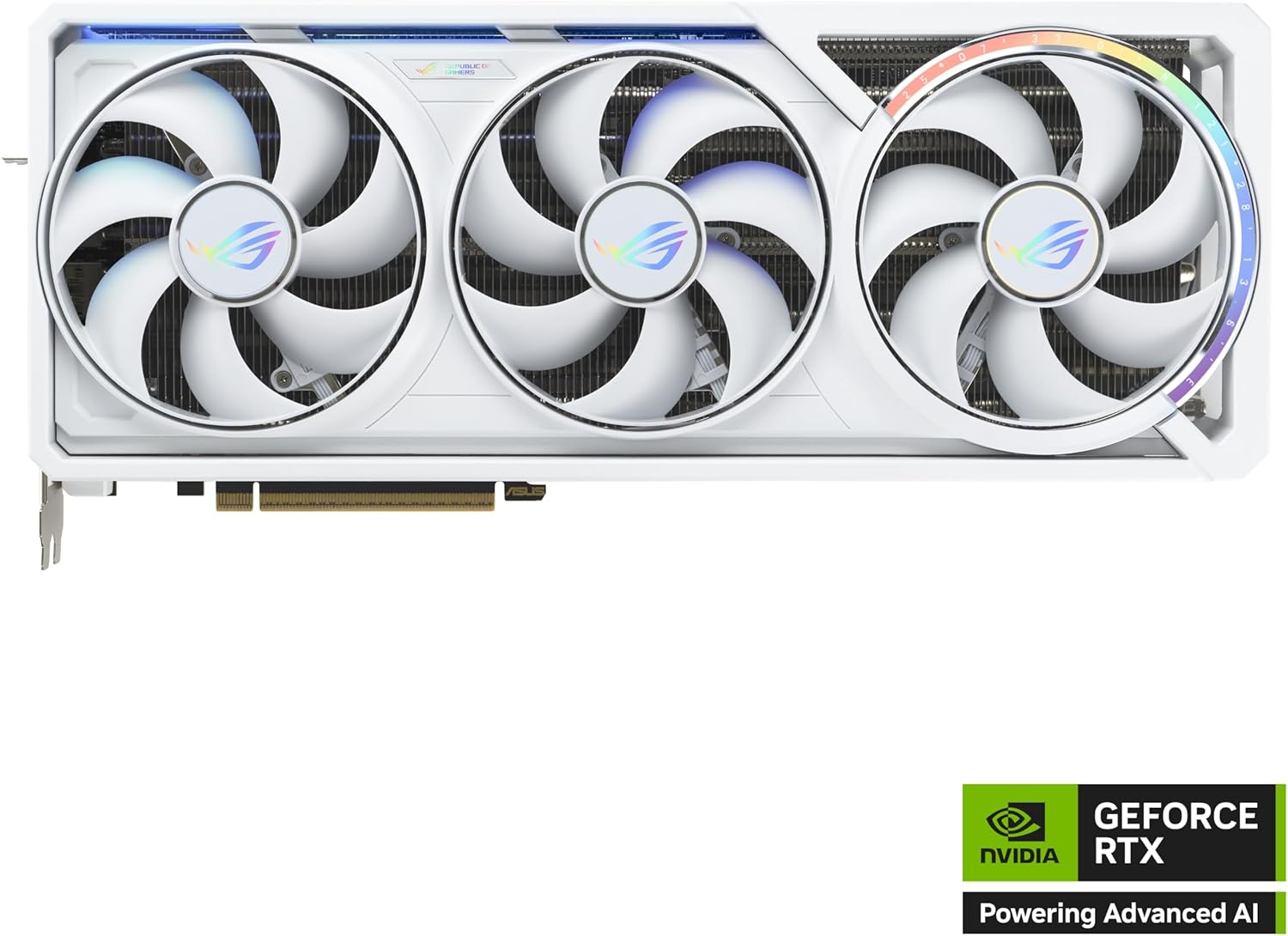 ASUS ROG ASTRAL NVIDIA GEFORCE RTX™ 5080 16GB GDDR7 WHITE OC EDITION - QUAD-FAN GAMING GRAPHICS CARD DELIVERING UNPRECEDENTED AIRFLOW AND AIR PRESSURE FOR OPTIMAL PERFORMANCE- ROG ASTRAL-RTX5080|OC|WHITE