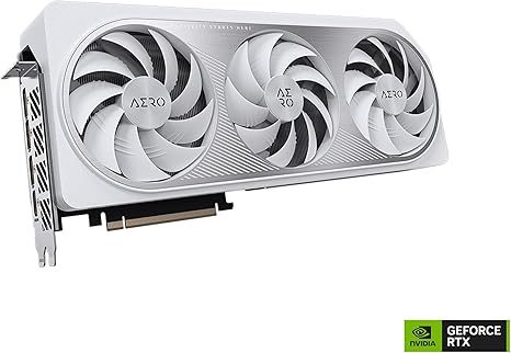 GIGABYTE GEFORCE RTX 4070 TI AERO OC 12G GRAPHICS CARD, 3X WINDFORCE FANS, 12GB 192-BIT GDDR6X, GV-N407TAERO OC-12GD VIDEO CARD-AERO-RTX4070TI|OC