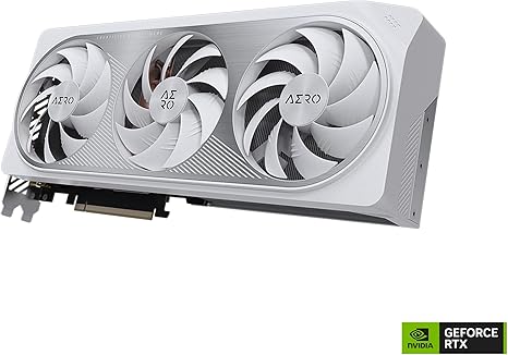 GIGABYTE GEFORCE RTX 4070 TI AERO OC 12G GRAPHICS CARD, 3X WINDFORCE FANS, 12GB 192-BIT GDDR6X, GV-N407TAERO OC-12GD VIDEO CARD-AERO-RTX4070TI|OC