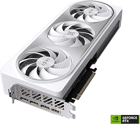 GIGABYTE GEFORCE RTX 4070 TI AERO OC 12G GRAPHICS CARD, 3X WINDFORCE FANS, 12GB 192-BIT GDDR6X, GV-N407TAERO OC-12GD VIDEO CARD-AERO-RTX4070TI|OC