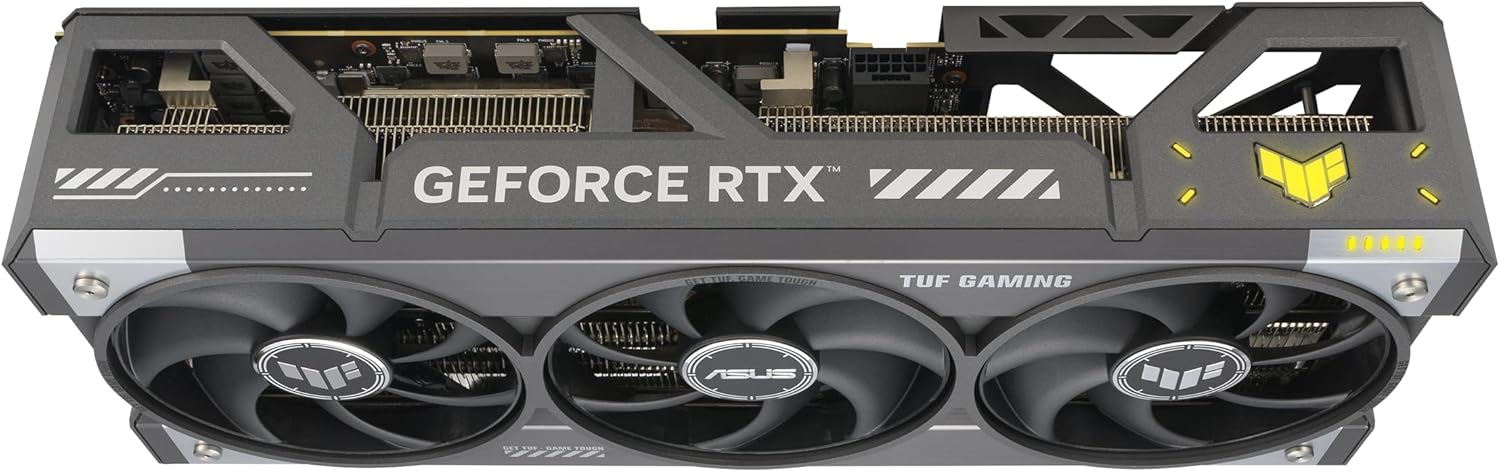 ASUS TUF GAMING NVIDIA GEFORCE RTX 5090 32GB GDDR7 OC EDITION GRAPHICS CARD, (PCIE 5.0, HDMI/DP 2.1, 3.6-SLOT, MILITARY-GRADE COMPONENTS, PROTECTIVE PCB COATING, VAPOR CHAMBER)-TUF GAMING (BLACK)-RTX5090|OC