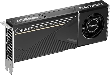 ASROCK RADEON AI PRO R9700 CREATOR 32GB PROFESSIONAL GRAPHICS CARD, 2920 MHZ BOOST CLOCK, GDDR6, AMD RDNA 4, AI-ACCELERATORS, DISPLAYPORT 2.1A, PCIE 5.0, BLOWER COOLER-