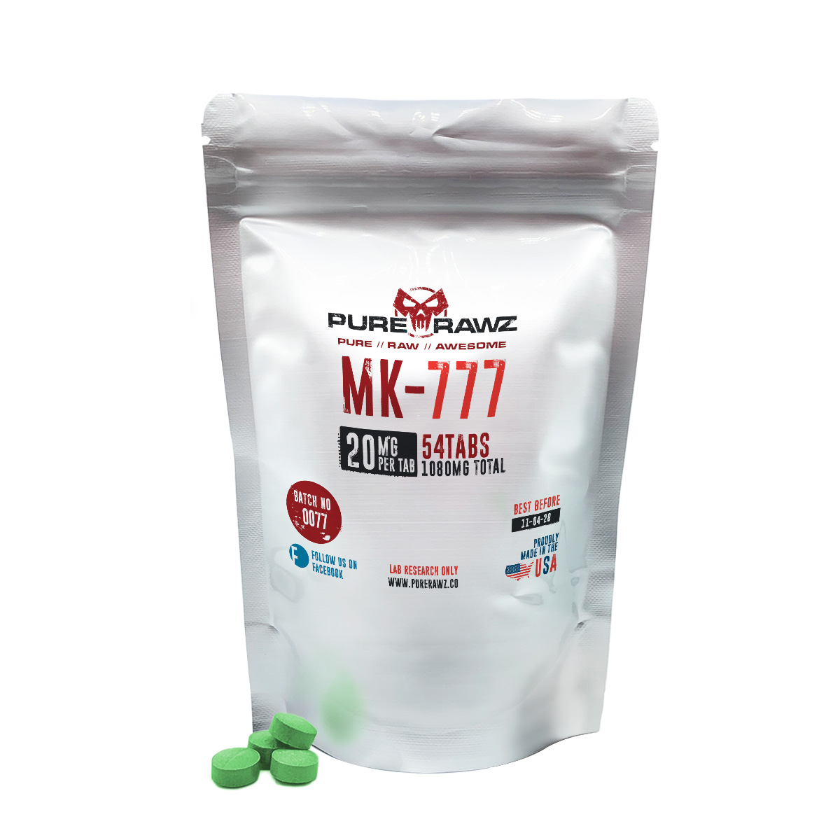 PURERAWZ MK-777 (ACETAMOREN) 20MQ/54CT/1080MQ