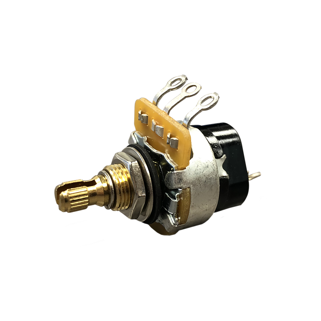 GIBSON 500K OHM AUDIO TAPER PUSH/PULL POTENTIOMETER, SHORT SHAFT