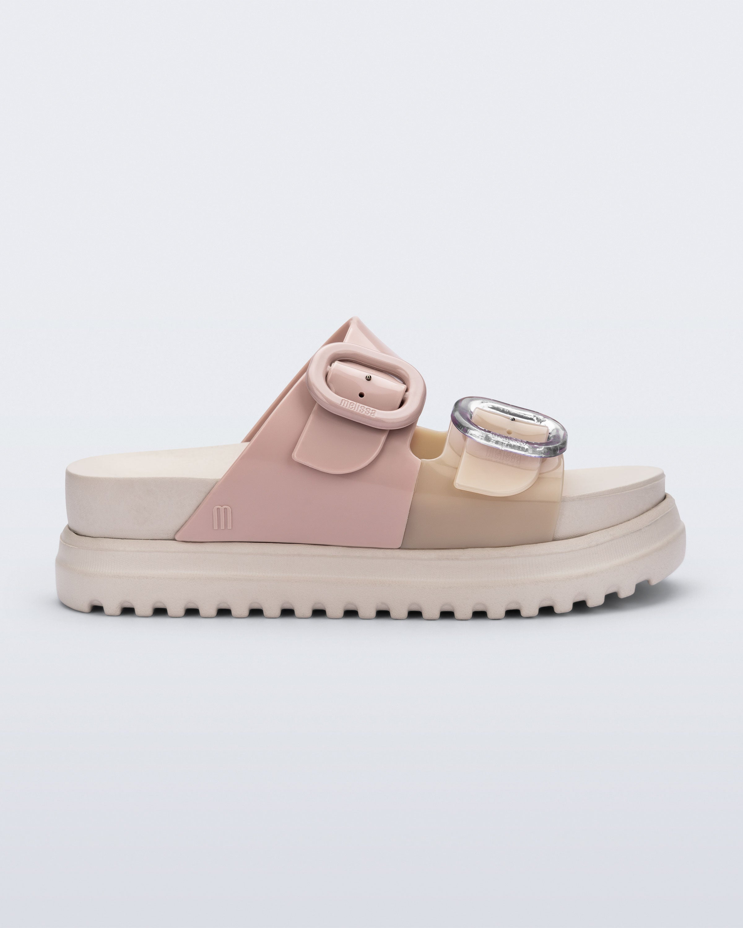 MELISSA COZY PLATFORM  BEIGE/PINK