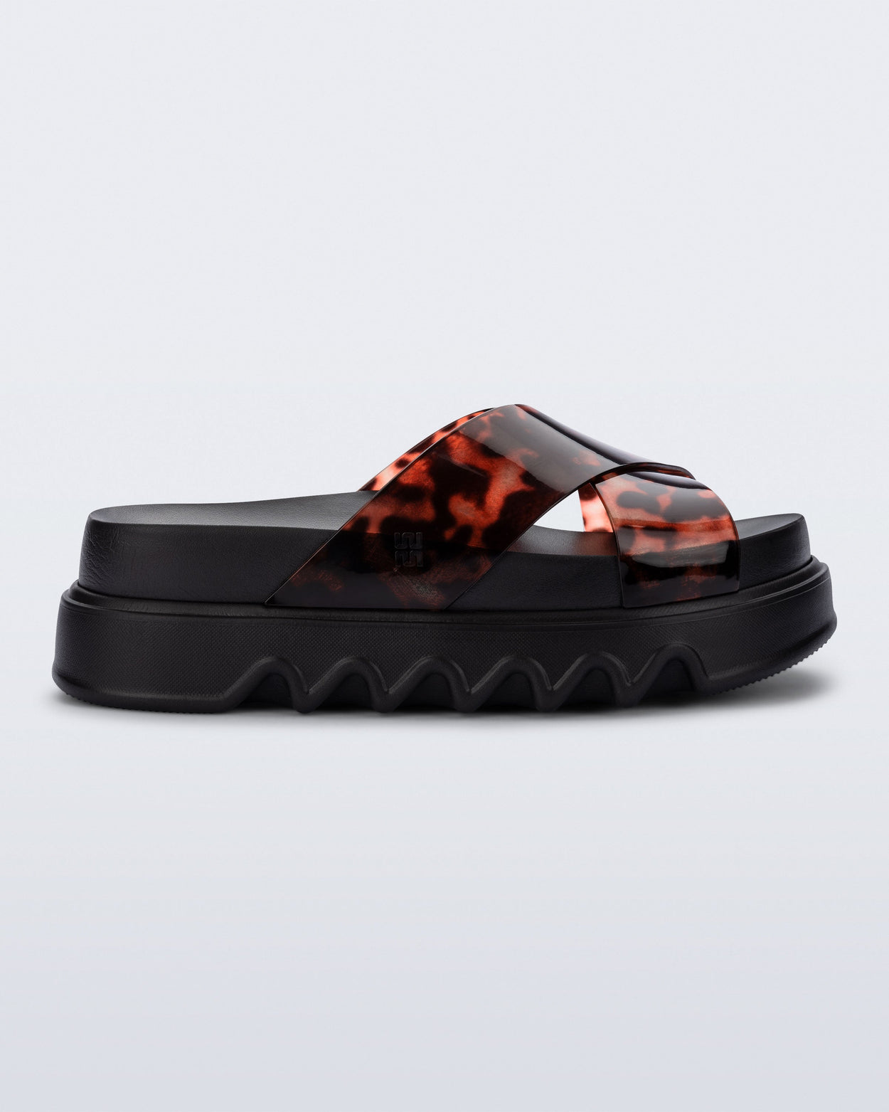 MELISSA COZY CROSS PLATFORM  BLACK/TORTOISE