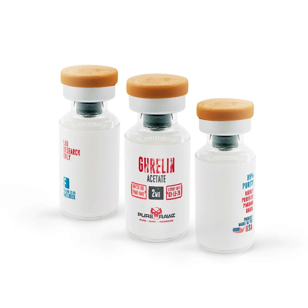 PURERAWZ GHRELIN ACETATE 2MQ