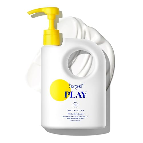 SUPERGOOP! PLAY EVERYDAY LOTION SPF 50 BROAD SPECTRUM SUNSCREEN FOR FACE BODY 18OZ