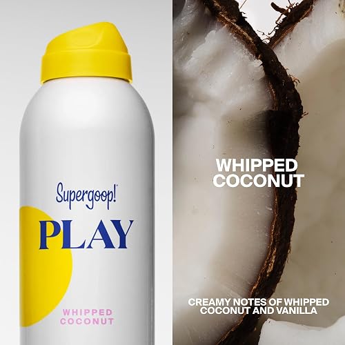 SUPERGOOP! PLAY ANTIOXIDANT BODY MIST SPF 50 PA WITH VITAMIN C, WHIPPED COCONUT, 6 OZ