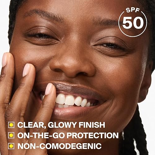 SUPERGOOP! GLOW STICK SPF 50 PA DRY OIL SUNSCREEN FOR FACE BODY HYDRATING, BRIGHTENING, TRAVEL-FRIEN
