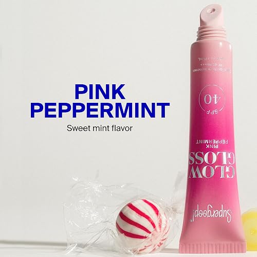 SUPERGOOP! GLOW GLOSS SPF 40 LIP BALM BROAD SPECTRUM, NON-STICKY, HIGH-SHINE 0.5 FL OZ