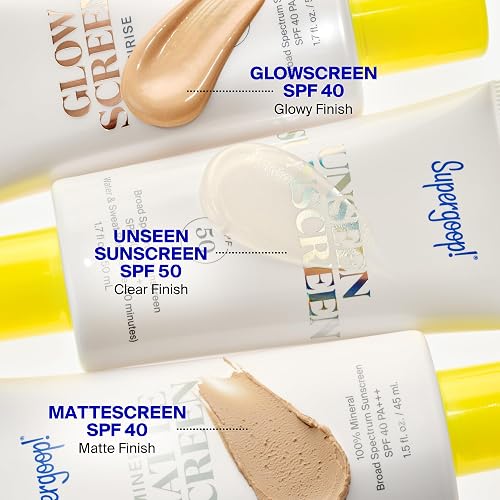 SUPERGOOP! GLOWSCREEN SPF 40 TINTED SUNSCREEN PRIMER WITH HYALURONIC ACID, VITAMIN B6, BLUE LIGHT FI