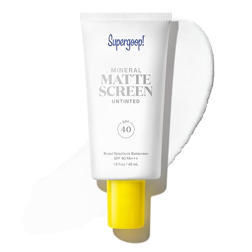 SUPERGOOP! MINERAL MATTESCREEN SPF 40 OIL-FREE SUNSCREEN MATTE, PORE-MINIMIZING, WATER RESISTANT