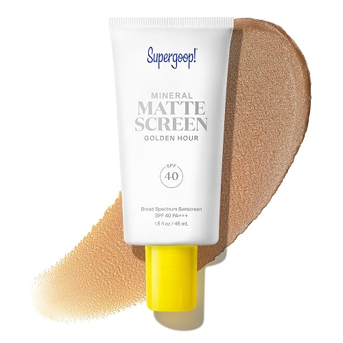 SUPERGOOP! MINERAL MATTESCREEN SPF 40 OIL-FREE SUNSCREEN - MATTIFYING, PORE-MINIMIZING, WATER RESIST