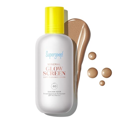 SUPERGOOP! GLOWSCREEN SOFT-RADIANCE DROPS SPF 40 - ILLUMINATES, SMOOTHS BLURS PORES, 1.7 OZ