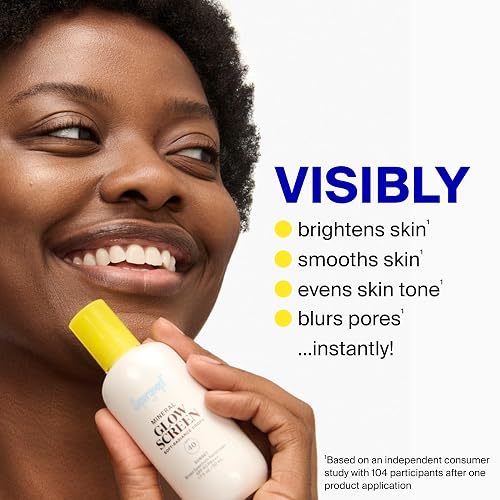 SUPERGOOP! GLOWSCREEN SOFT-RADIANCE DROPS SPF 40 - ILLUMINATES, SMOOTHS BLURS PORES, 1.7 OZ