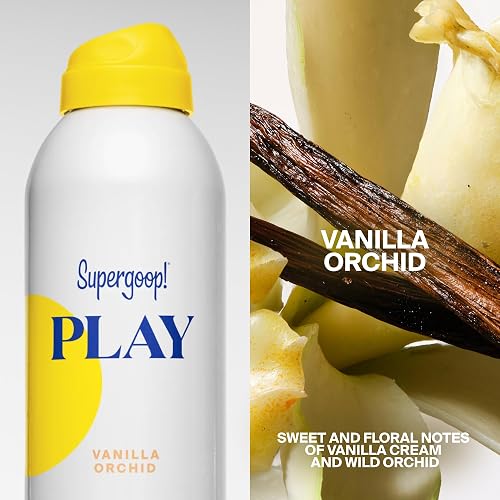 SUPERGOOP PLAY ANTIOXIDANT BODY MIST SPF 50 PA VITAMIN C BROAD SPECTRUM SUNSCREEN SPRAY