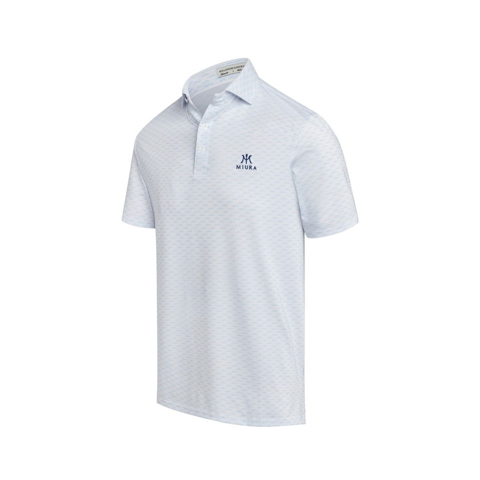 MIURA  WHITECAP POLO  SKYE BLUE/WHITE
