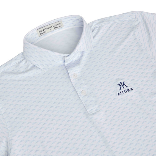 MIURA  WHITECAP POLO  SKYE BLUE/WHITE