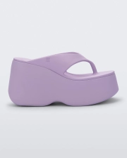 MELISSA FREE THONG WEDGE  LILAC