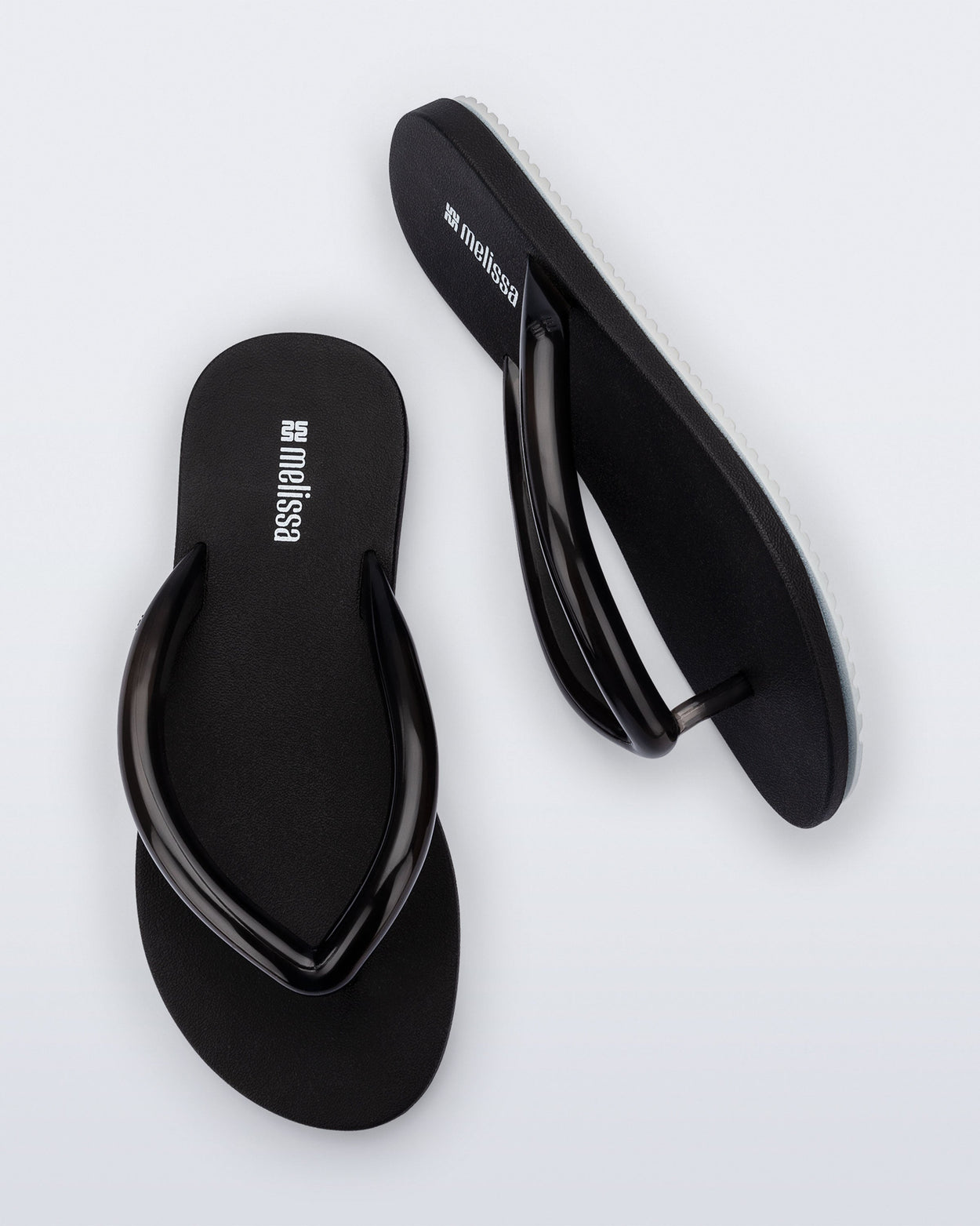 MELISSA FLIP FLOP AIRFLOW  BLACK/WHITE