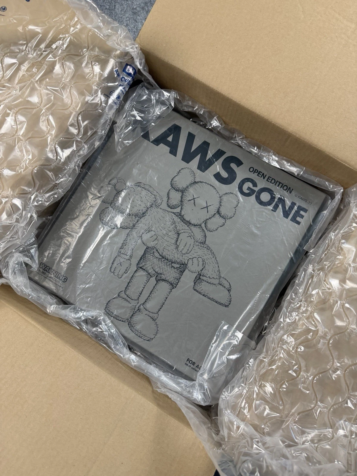 KAWS GONE FIGURE 2019 BROWN COMPANION BFF MEDICOM VINYL TOY