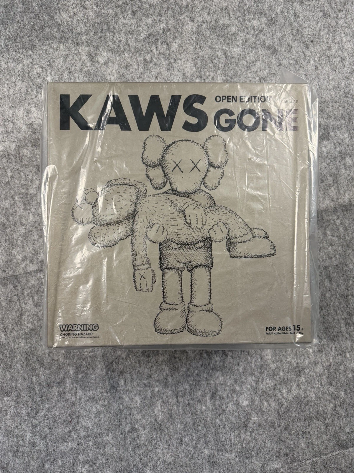 KAWS GONE FIGURE 2019 BROWN COMPANION BFF MEDICOM VINYL TOY