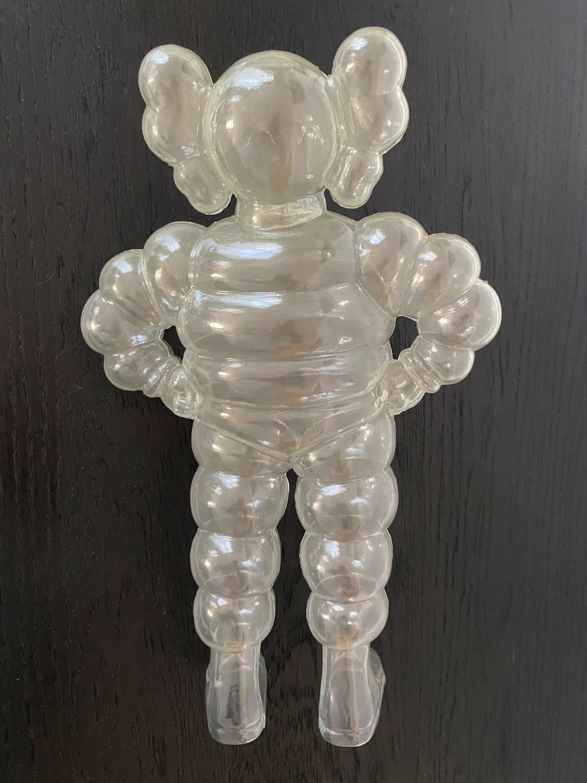 KAWS CHUM CLEAR 2002 360 TOY GROUP #556/1000 DESIGNER TOY COMPANION FIGURE