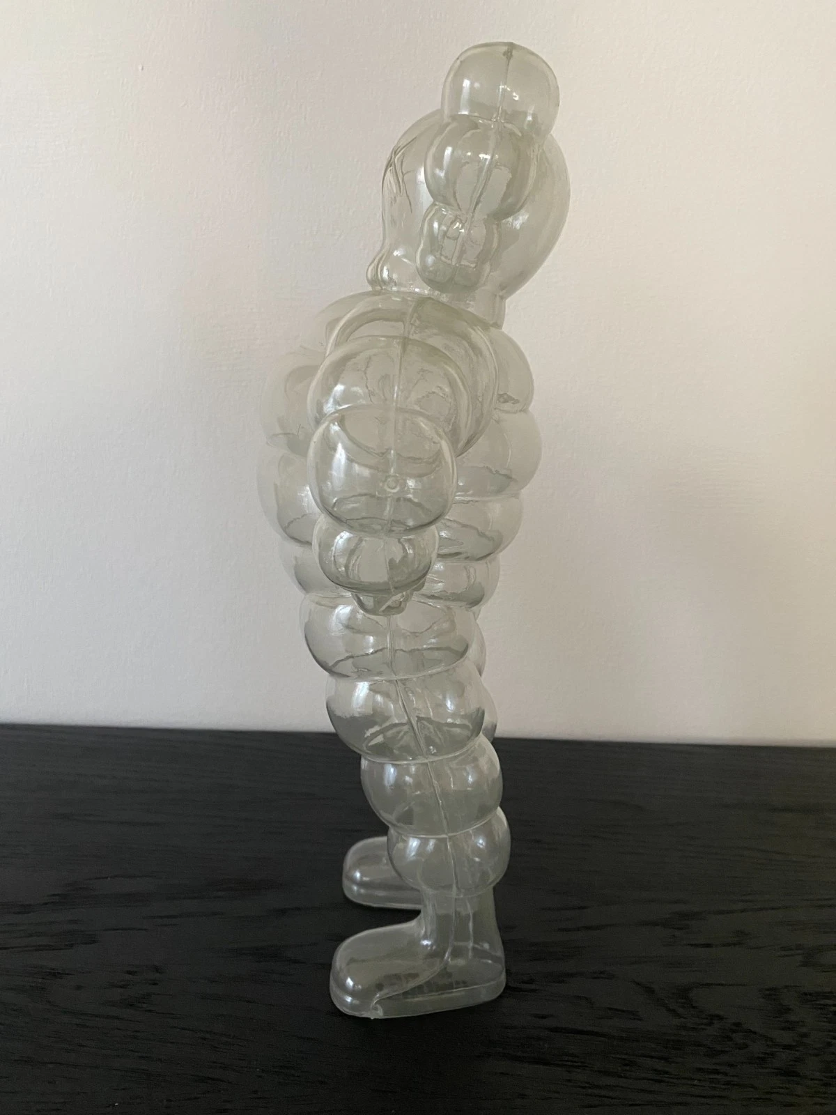 KAWS CHUM CLEAR 2002 360 TOY GROUP #556/1000 DESIGNER TOY COMPANION FIGURE