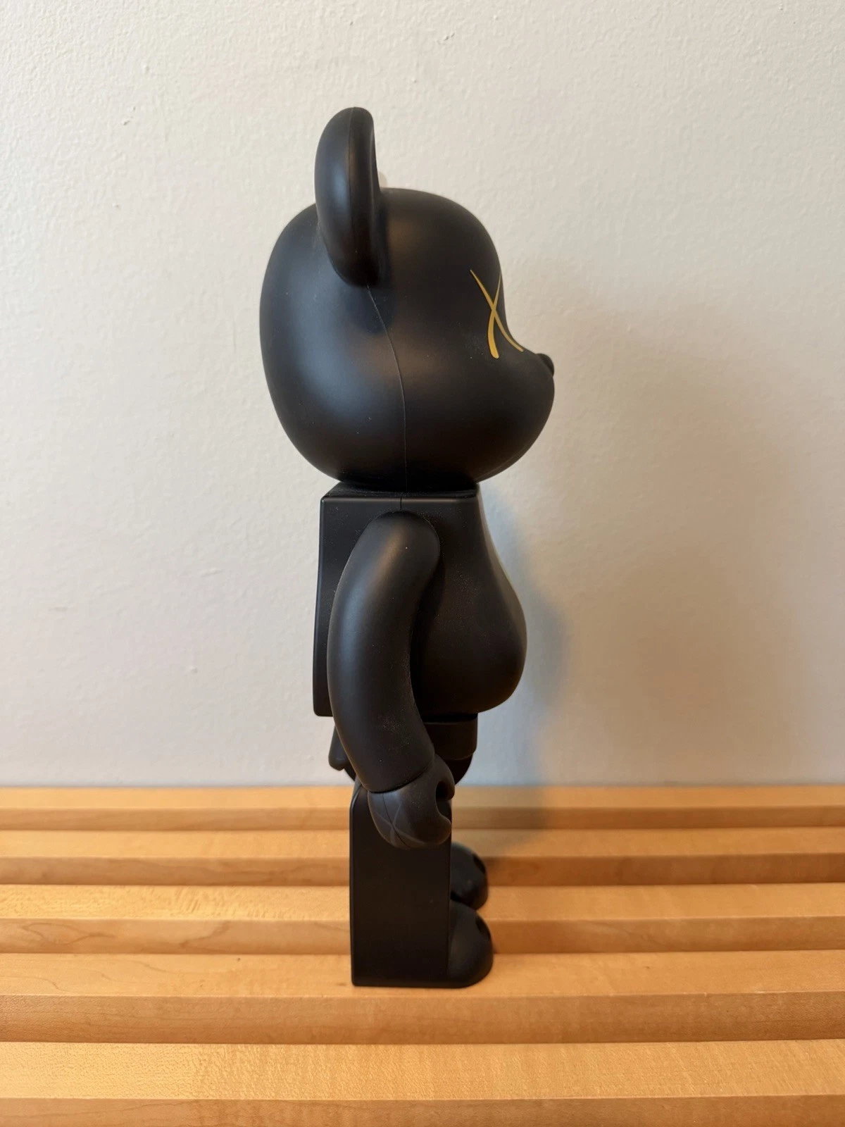 KAWS COMPANION ORIGINALFAKE 400% BE@RBRICK VINYL FIGURE PLASTIC BLACK/GREEN/PINK