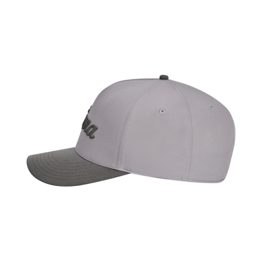 MIURA MODERN SCRIPT TWO-TONE HAT  GREY/GREY