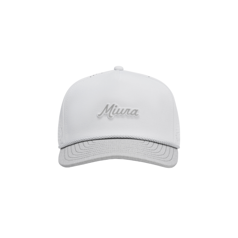 MIURA X MELIN ODYSEA SCRIPT ROPE HAT SMALL  WHITE/GREY