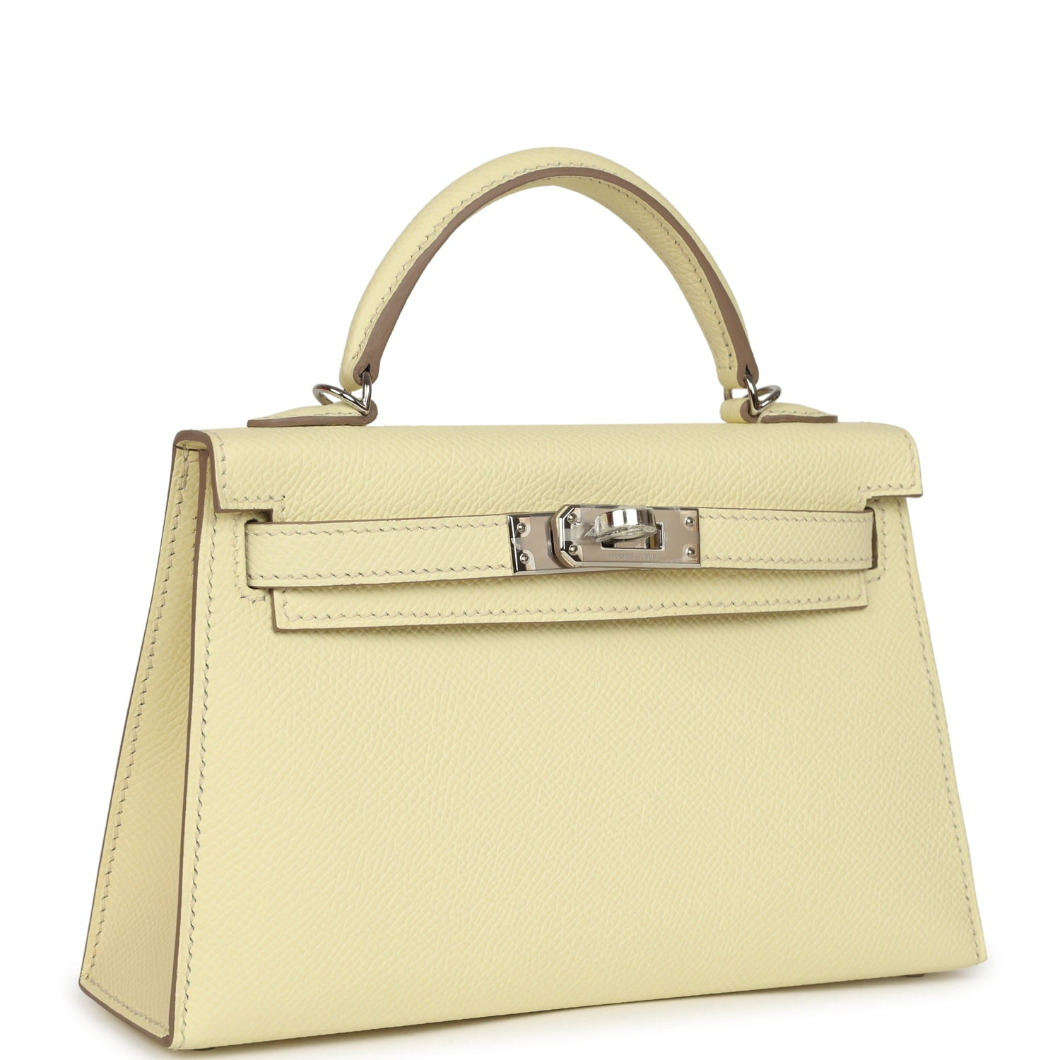 HERMèS KELLY SELLIER 20 JAUNE MILTON EPSOM PALLADIUM HARDWARE