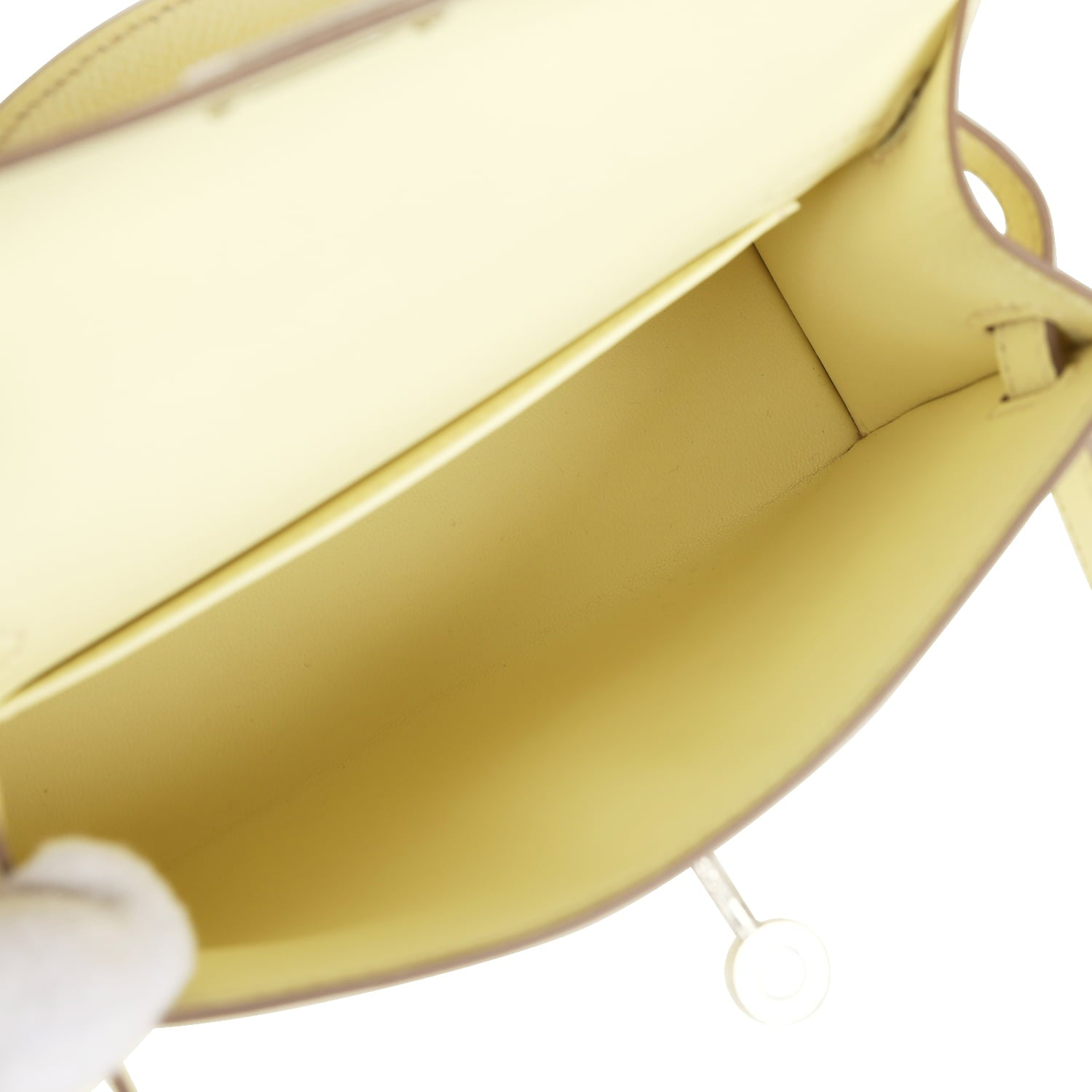 HERMèS KELLY SELLIER 20 JAUNE MILTON EPSOM PALLADIUM HARDWARE