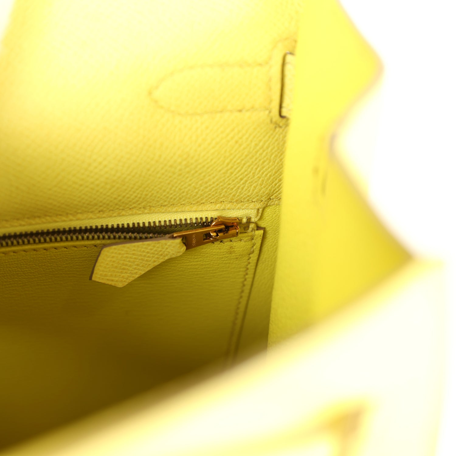 HERMèS KELLY SELLIER 35 SOUFRE EPSOM GOLD HARDWARE