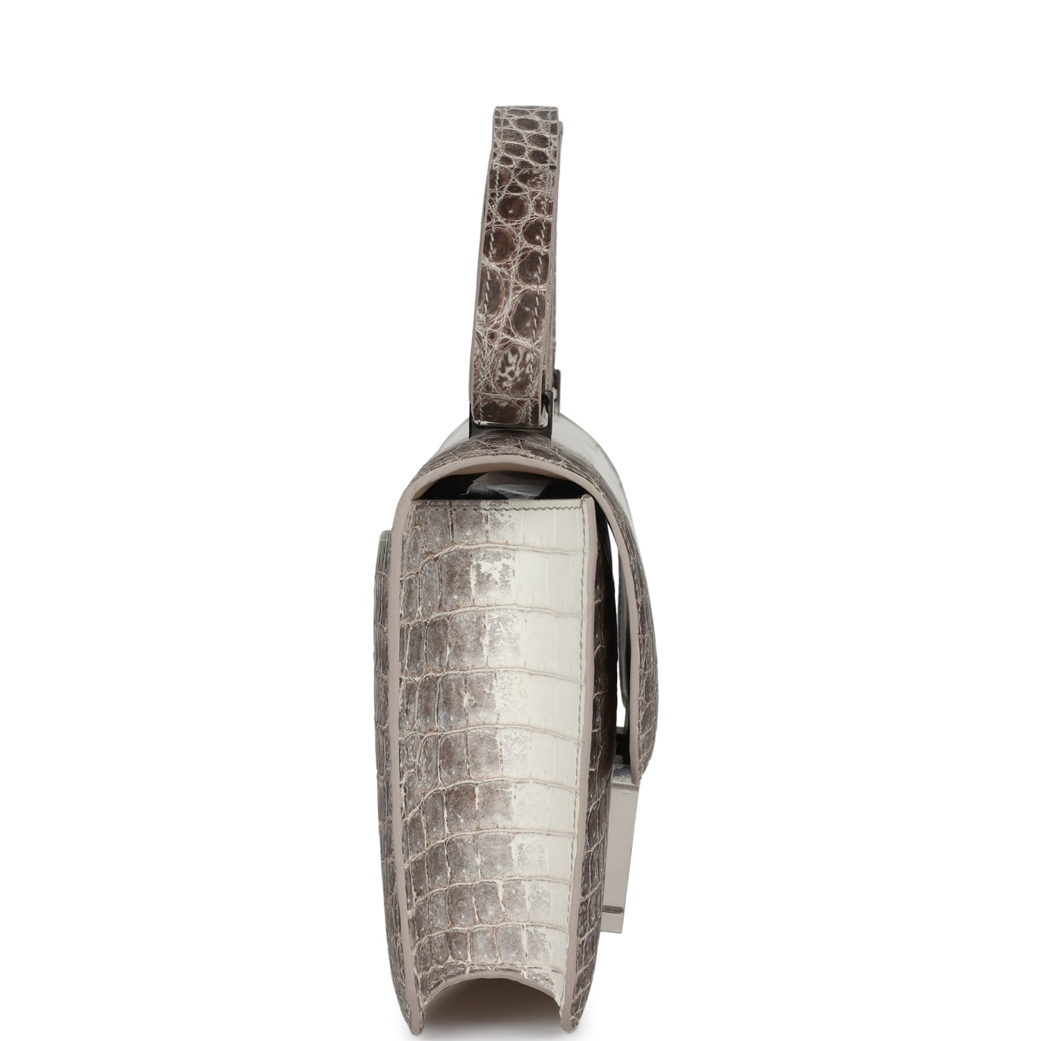 HERMèS CONSTANCE 1-24 HIMALAYA MATTE NILOTICUS CROCODILE PALLADIUM HARDWARE