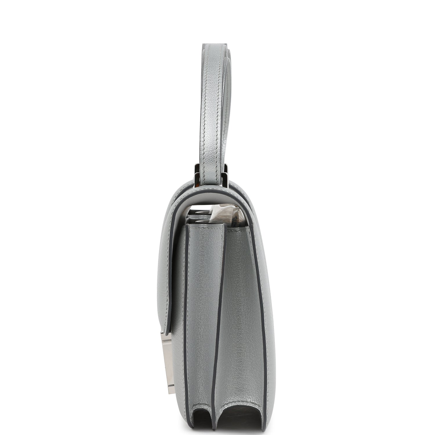 HERMèS CONSTANCE 18 ARGENT CHEVRE CHAMKILIGHT PALLADIUM HARDWARE