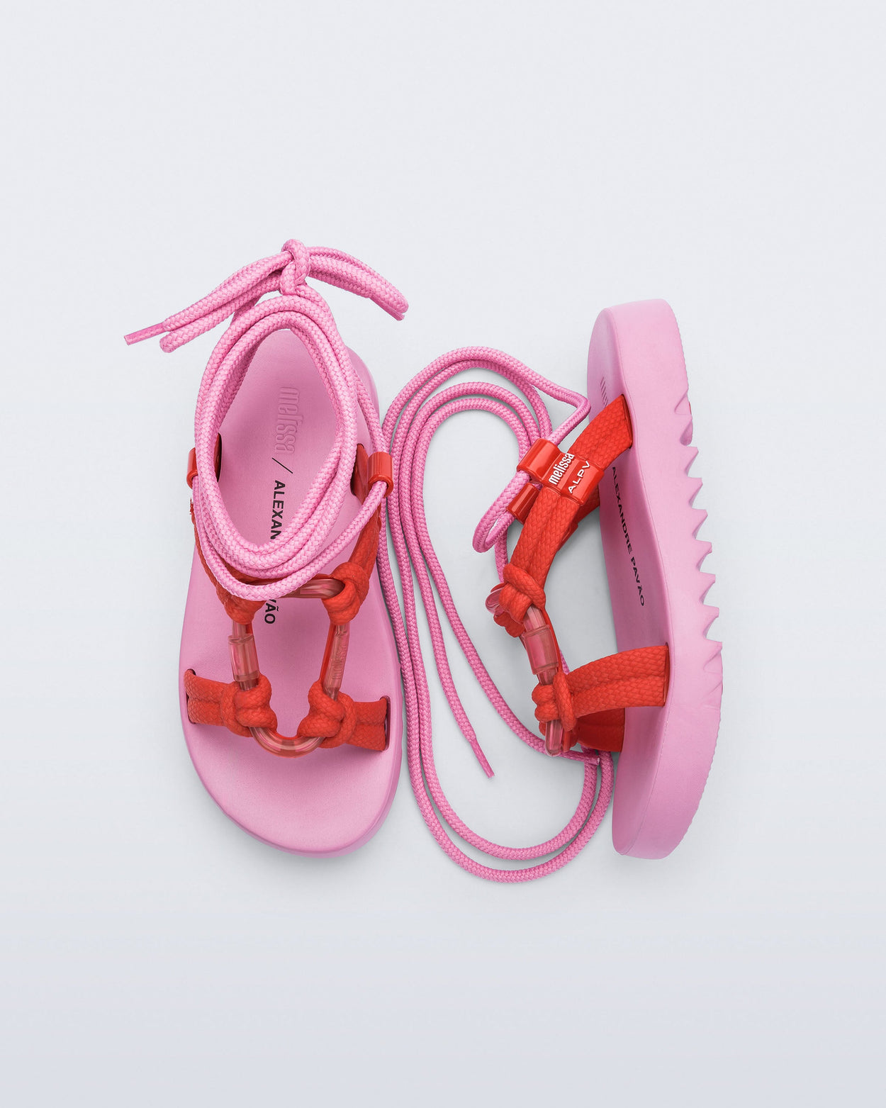 MELISSA + ALEXANDRE PAVAO KIRK  PINK/RED