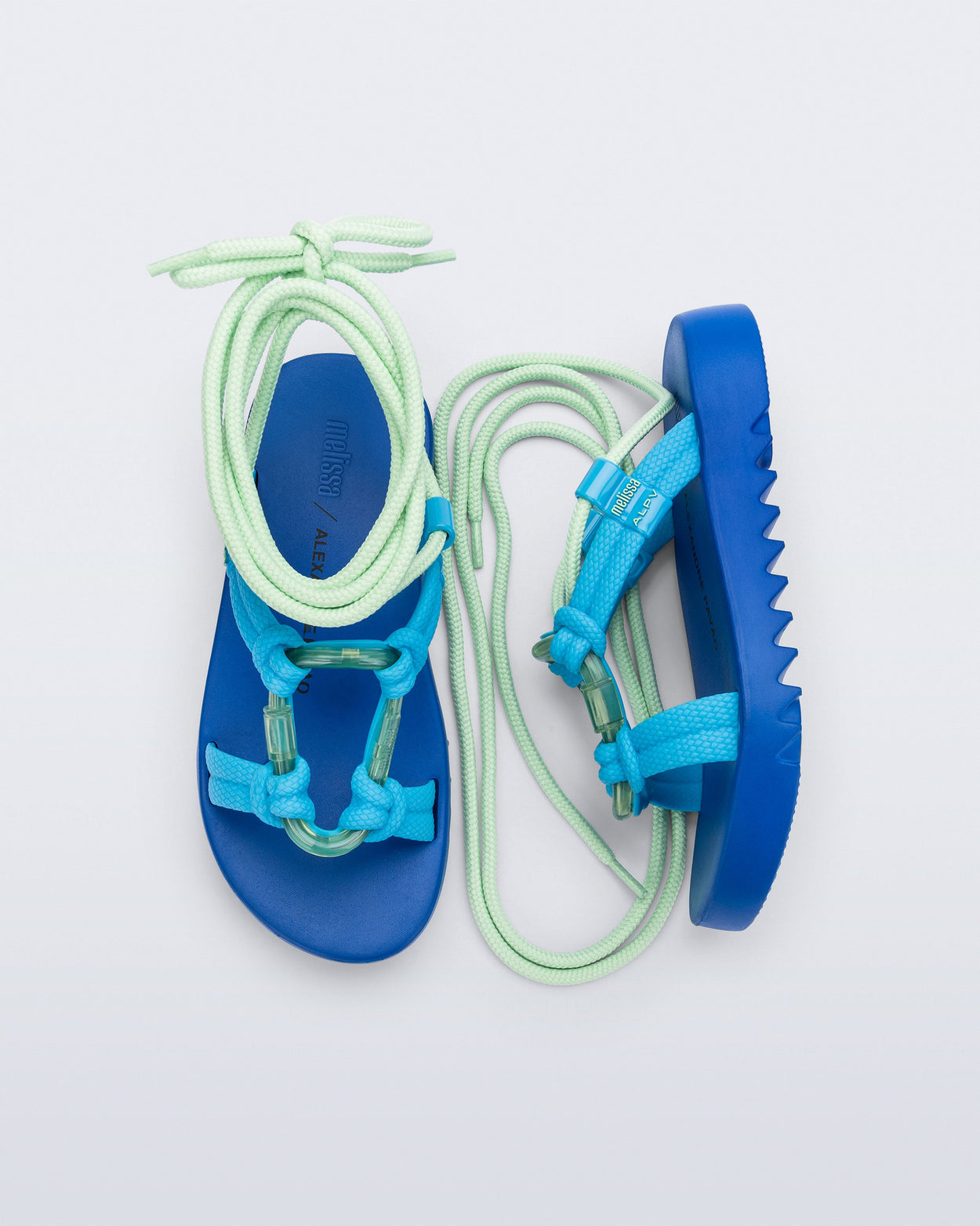 MELISSA + ALEXANDRE PAVAO KIRK  BLUE/GREEN