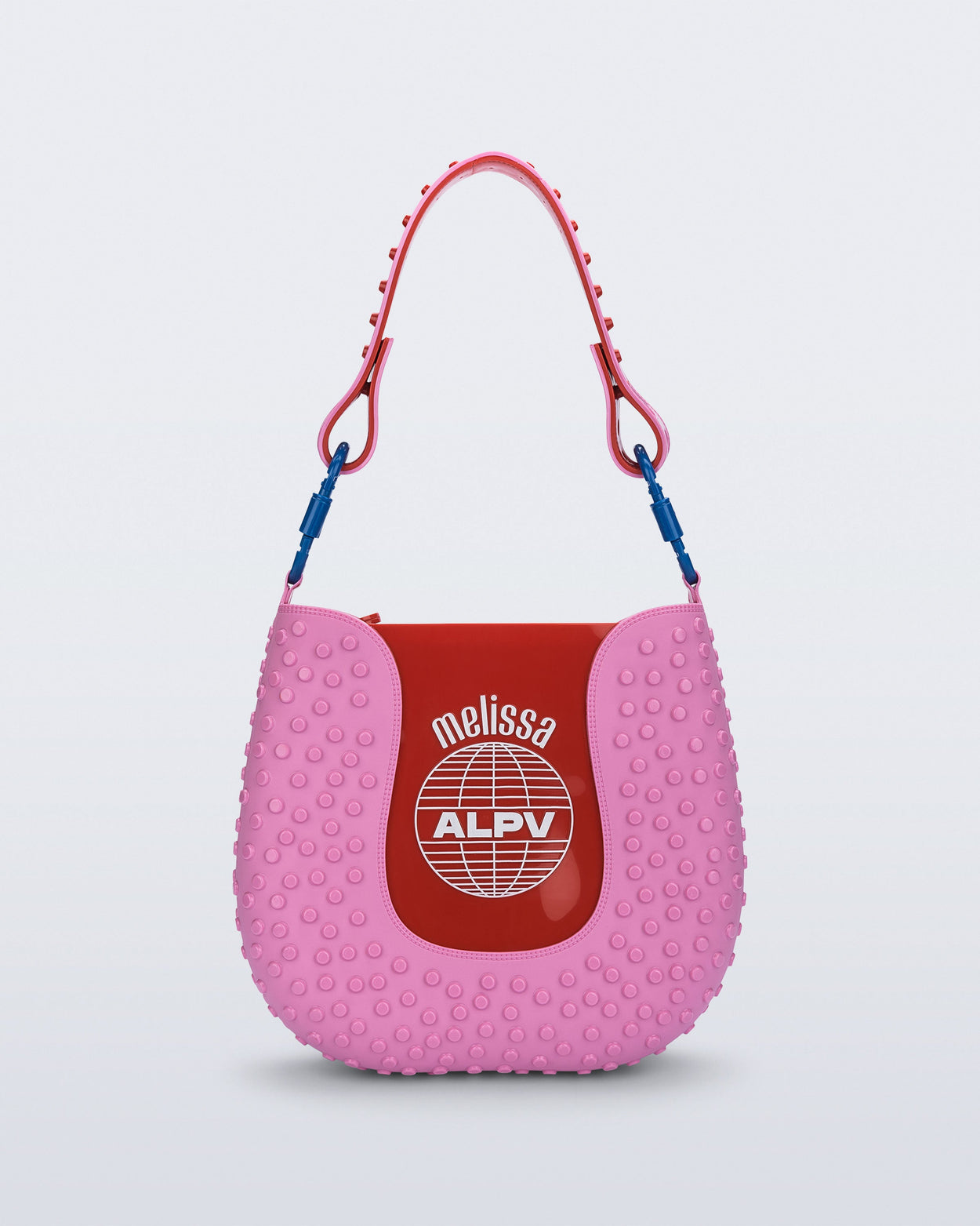 MELISSA + ALEXANDRE PAVAO NINA BAG  PINK/RED