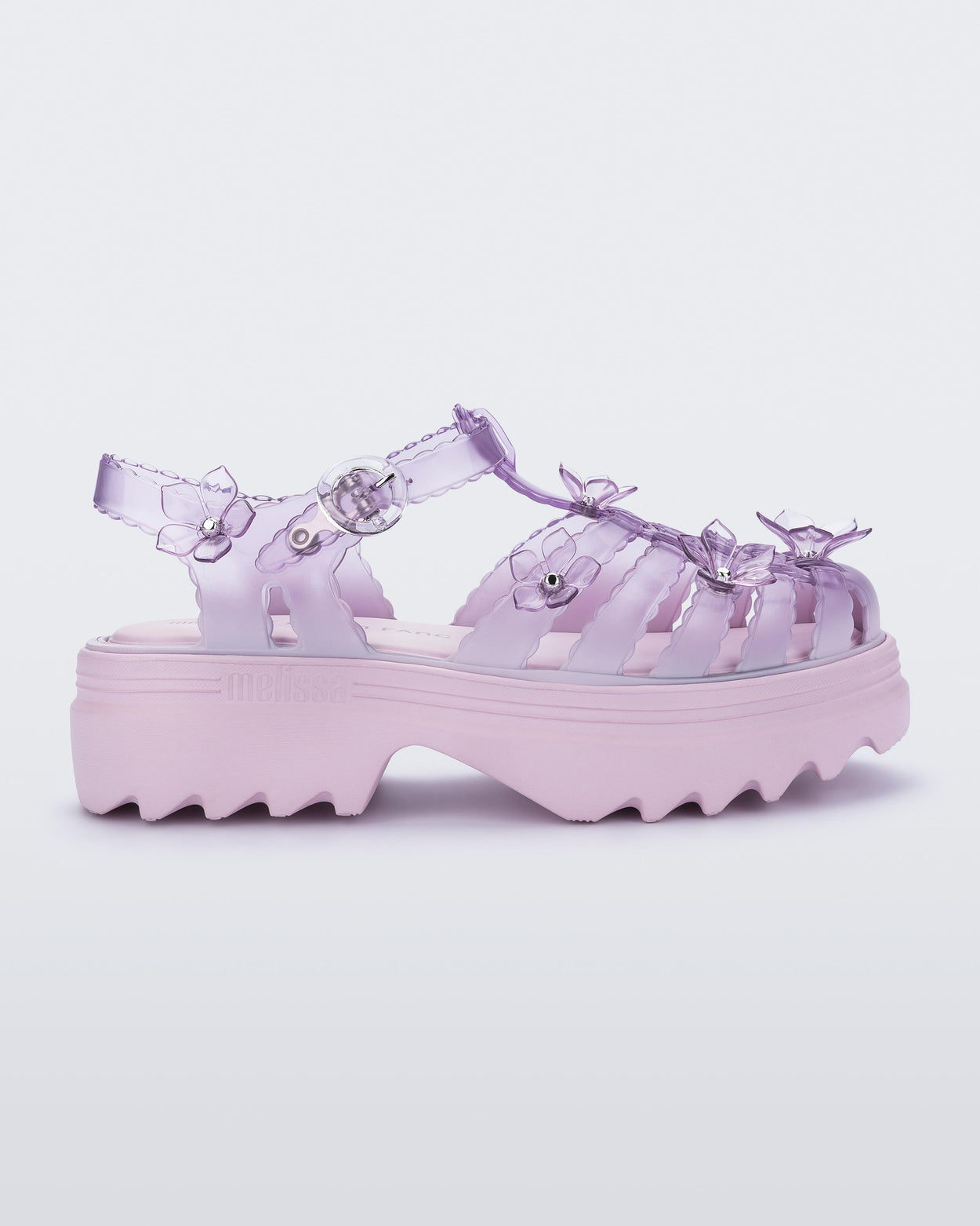 MELISSA + SUSAN FANG POSSESSION PLATFORM SAKURA  TRANSPARENT PINK