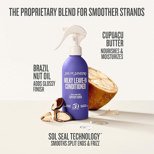 SOL DE JANEIRO MILKY LEAVE-IN CONDITIONER SPRAY WITH HEAT PROTECTION FOR HAIR