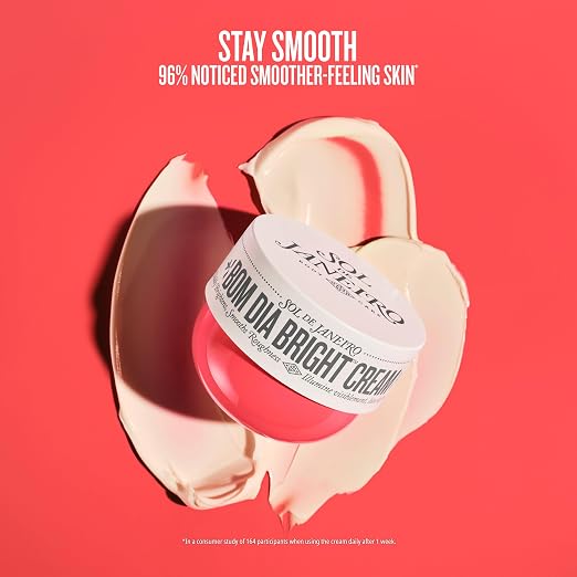 SOL DE JANEIRO BOM DIA AHA BODY CREAM BRIGHTENING SMOOTHING MOISTURIZER FOR RADIANT SKIN
