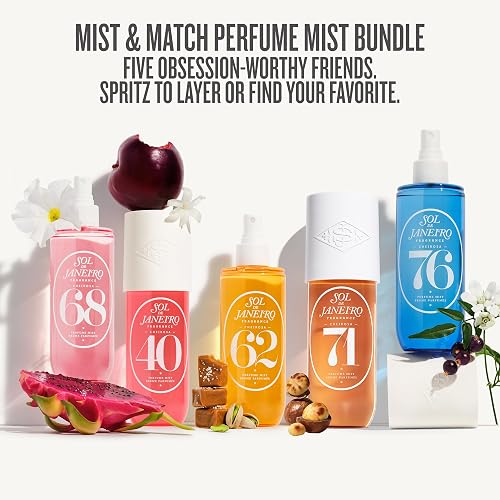 SOL DE JANEIRO CHEIROSA HAIR BODY PERFUME MIST BUNDLE MIST AND MATCH FRAGRANCE SET
