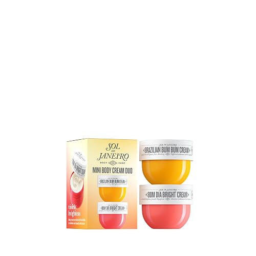 SOL DE JANEIRO MINI BODY CREAM DUO BRAZILIAN BUM BUM BOM DIA BRIGHTENING CREAM SET