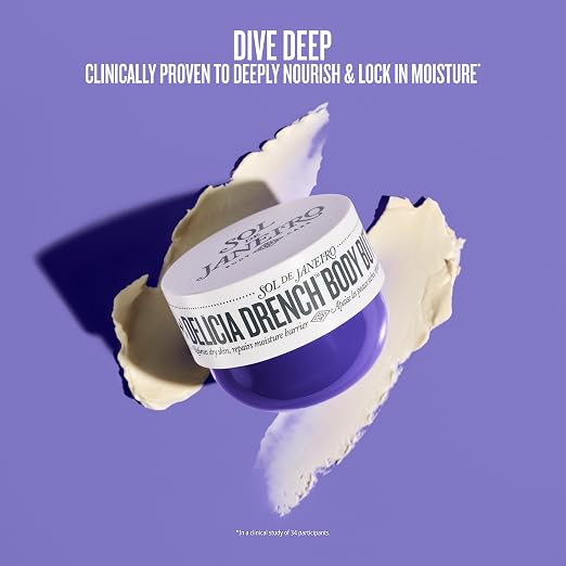 SOL DE JANEIRO DELICIA DRENCH BODY BUTTER - DEEP MOISTURIZING HYDRATING SKIN CREAM