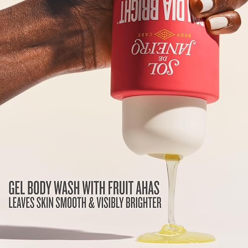 SOL DE JANEIRO BOM DIA BRIGHTENING BODY WASH WITH AHA BHA CLARIFYING REFRESHING CLEANSER