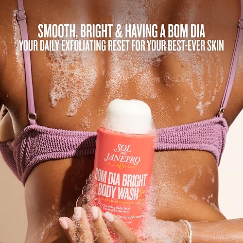 SOL DE JANEIRO BOM DIA BRIGHTENING BODY WASH WITH AHA BHA CLARIFYING REFRESHING CLEANSER